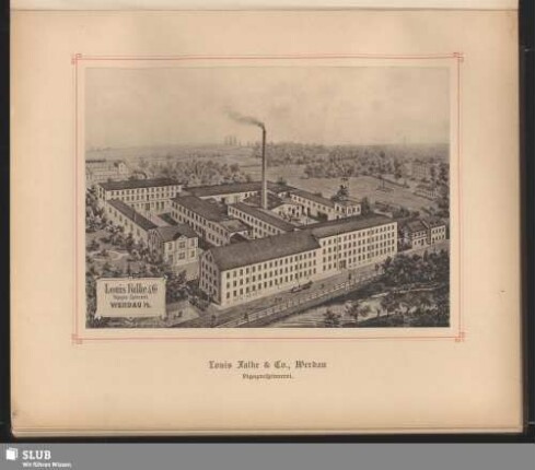 Louis Falke & Co. Vigogne-Spinnerei Werdau i/S.