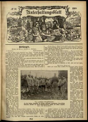 Ausgabe vom Sonntag, den 21. April 1918.