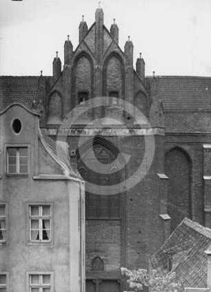 Nordgiebel der Johanniskirche Danzig
