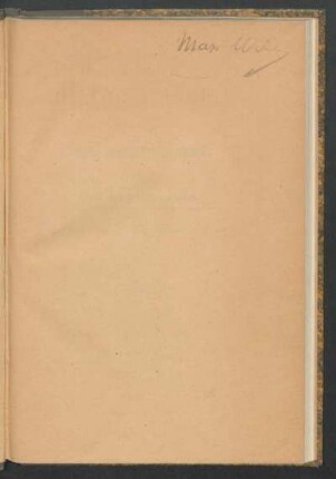 Unterschrift von Max Uhle