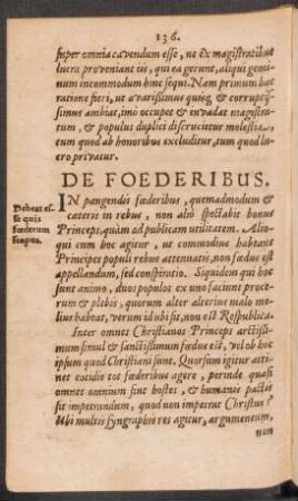 De Foederibus.