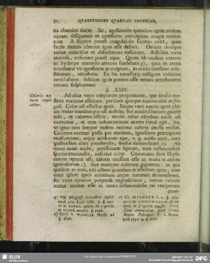 §. XXIV. Caloris natura explicatur