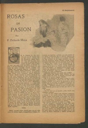 Rosas de pasión : Ilustraciones de Hueyo.