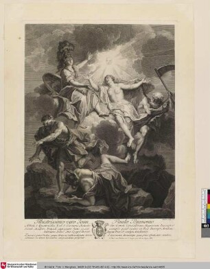 [Minerva und die Wahrheit; Minerve tire la Vérité du puits]