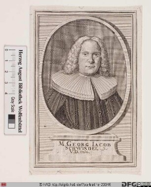 Bildnis Georg Jacob Schwindel