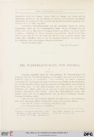 14: Die Wasserleitungen von Smyrna, 1