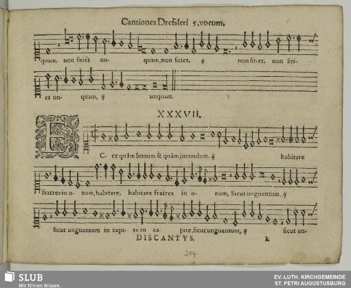 XXXVII. Ecce quam bonum et quam jucundum