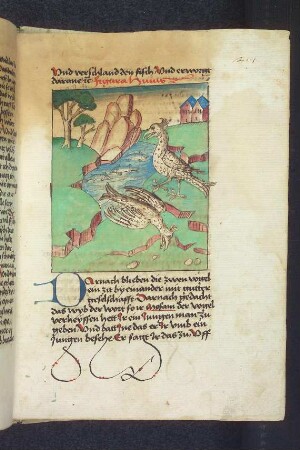 Die Vogelfrau und ihr toter Mann Holgot vor dem Felsen; (Kapitel XVI: Von den Vögeln)
