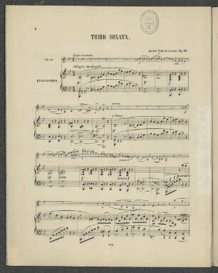 Third Sonata.
