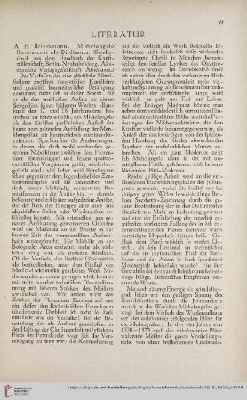 [Rezension von: A. E. Brinckmann, Michelangelo Buonarroti als Bildhauer]