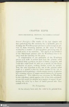 Chapter XXXVII Photo-Mechanical Printing Processes – continued
