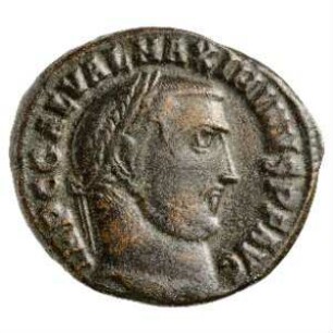Münze, Follis, 312 n. Chr.