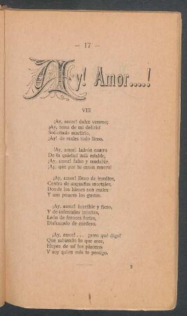 Ay! Amor....!