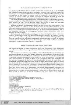 III. Der Vasenkatalog des Grafen Franz zu Erbach-Erbach