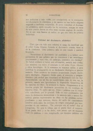 Utilidad del diccionario alfabético