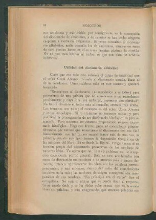 Utilidad del diccionario alfabético