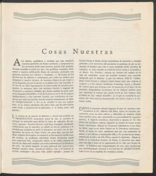 Cosas Nuestras