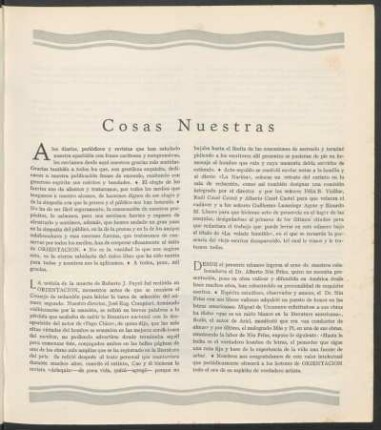 Cosas Nuestras