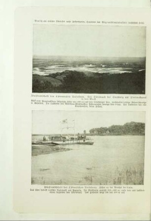Flußlandschaft der Ostdeutschen Tiefebene. Der Oderbruch bei Oderberg am Finow-Kanal in der Mark