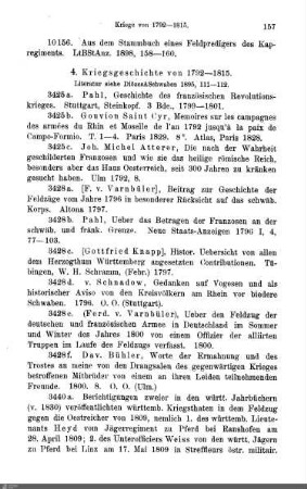 4. Kriegsgeschichte von 1792-1815