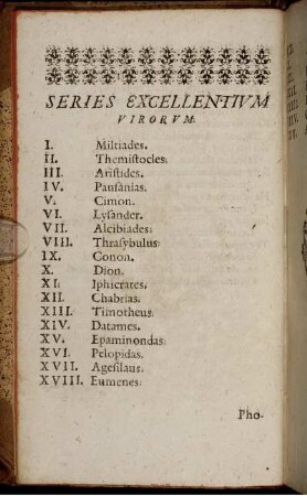 Series Excellentium Virorum