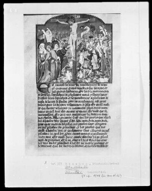 La passion de Jésus Christ — Lanzenstich, Folio 45verso