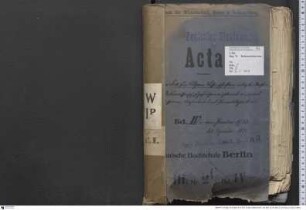 Anstellung und Dienstverhältnis der nichtbeamteten außerordentlichen Professoren, Dozenten und Privatdozenten an der Fakultät für allgemeine Wissenschaften der Technischen Hochschule Berlin, Bd. 4