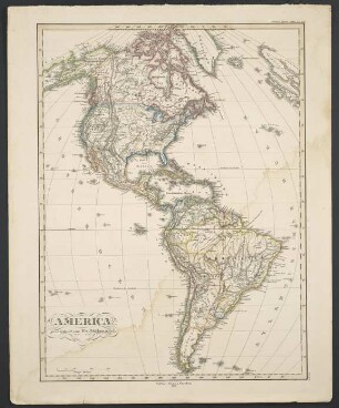 America [Hand-Atlas über alle Theile der Erde nach dem neuesten Zustande und über das Weltgebäude41a]