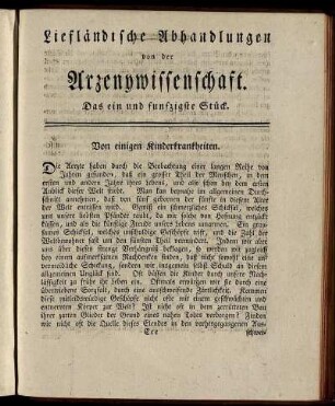 Das ein und funfzigste Stück. - Das zwey und funfzigste Stück.
