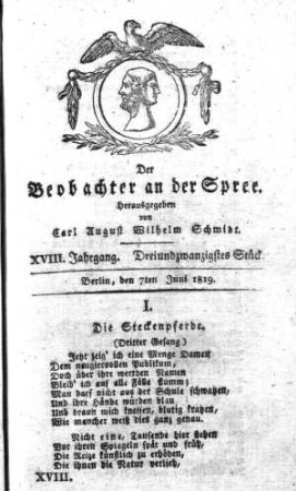 23. Stueck, 7. Juni 1819