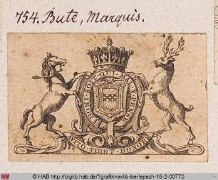 Wappen des Marquis Bute