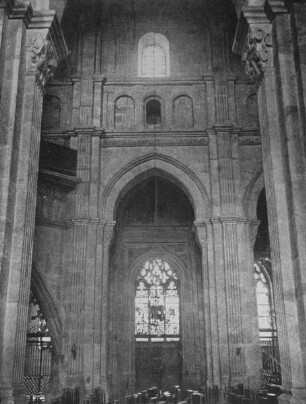 Autun, Kathedrale St. Lazare, Wandsystem