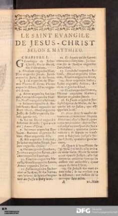 Le Nouveau Testament.