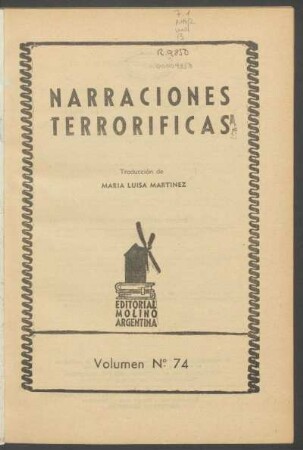 1951,74: volumen no. 74