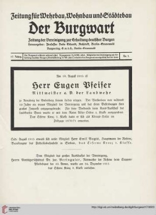 Herr Eugen Pfeifer