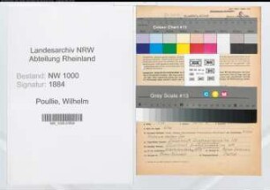 Entnazifizierung Wilhelm Poullie, geb. 10.03.1911 ()