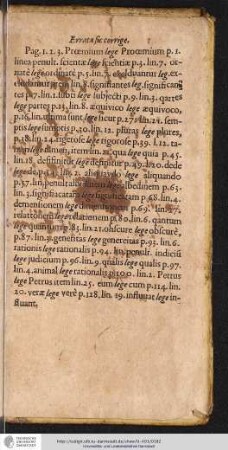 Errata sic corrige.