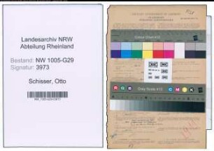 Entnazifizierung Otto Schisser , geb. 02.05.1892 (Bahnsekretaer)