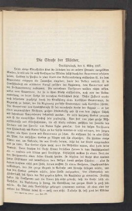 Die Strafe der Mörder
