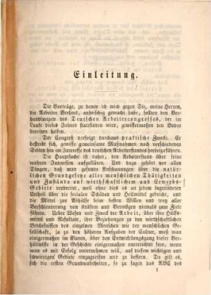 Capitel zu einem deutschen Arbeiterkatechismus : 6 Vorträge vor dem Berliner Arbeiterverein