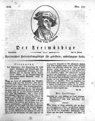 Nro. 127, Sonnabend, den 25. Junius 1808