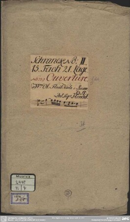 Publio Cornelio Scipione. Excerpts - Mus.2410-N-7 : strings, bc, woodwinds; HWV 20