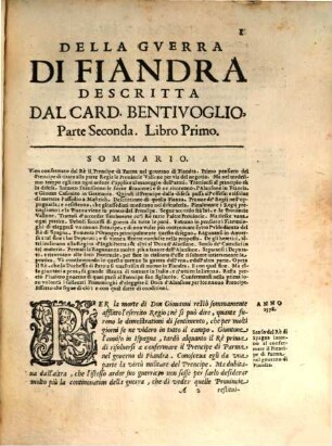 Della Gverra Di Fiandra, 2