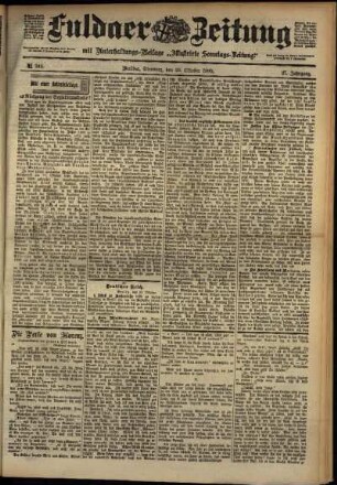 Ausgabe vom Dienstag, den 23. Oktober 1900.