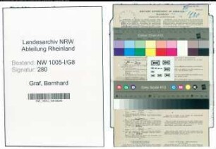 Entnazifizierung Bernhard Graf , geb. 22.08.1898 (Postschaffner)