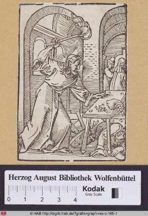 Christus vertreibt die Geldwechsler aus dem Tempel.