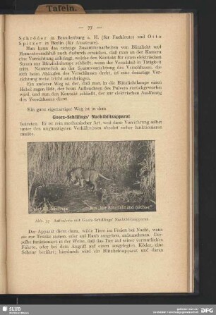 Goerz-Schilling´s Nachtblitzapparat