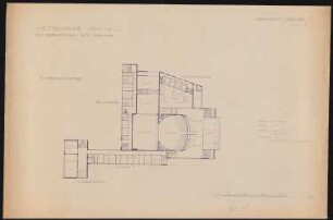 Konservatorium mit Theater, Istanbul: Grundriss 1. OG 1:200