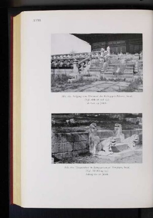 Abb. 160. Aufgang zum Thronsaal des Kyong-pok-Palastes, Seoul. (Vgl. Abb. 28 und 29.) 16. bzw. 19. Jahrh.