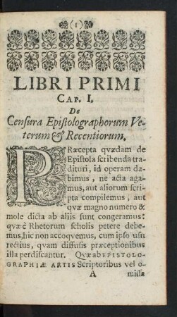 Libri Primi [...]